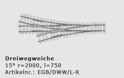 Gerade Weiche 3